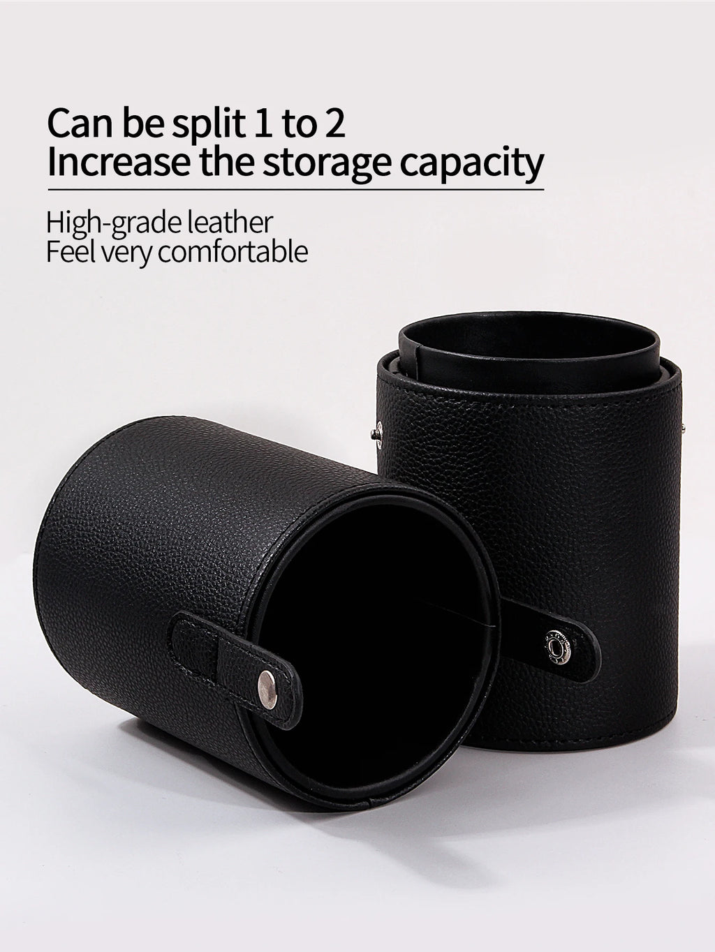 Makeup Brush Holder PU Leather Travel Empty Cosmetic Brushes Pen Bucket Makeup Artist Bag Brushes Organizer Make Up Tools