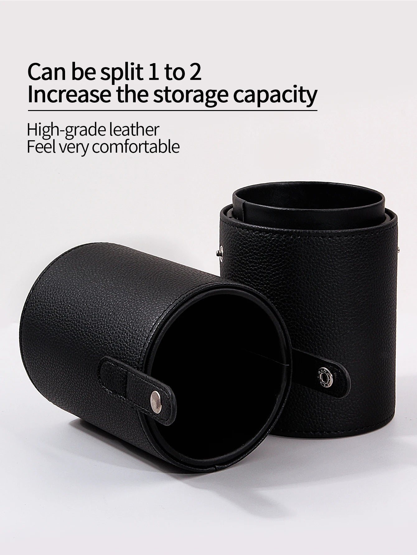 Makeup Brush Holder PU Leather Travel Empty Cosmetic Brushes Pen Bucket Makeup Artist Bag Brushes Organizer Make Up Tools