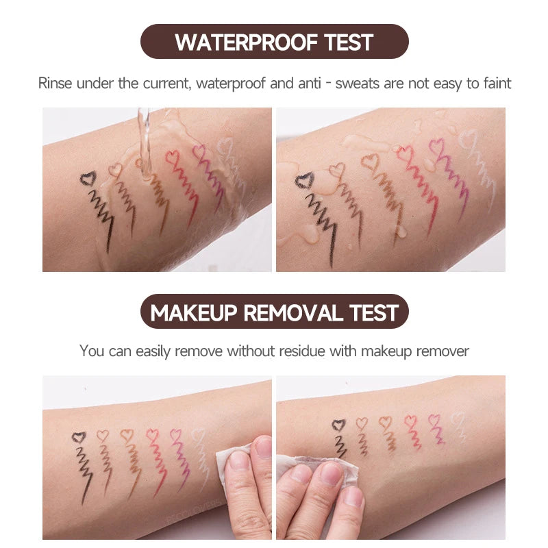 Waterproof Matte Eyeliner Pen, Quick Dry, Long-Lasting, Smooth Application, Perfect For Versatile Eye Makeup, Beauty Cosmetics