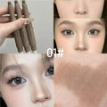 Highlighting & Bronzer Stick: Long Lasting Corrector with Brush, Brightening Concealer Pen, Nose Shadow, and Contouring