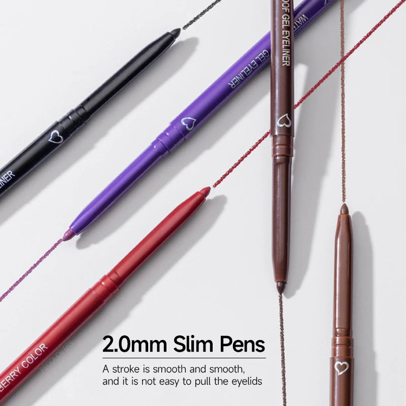 Waterproof Matte Eyeliner Pen, Quick Dry, Long-Lasting, Smooth Application, Perfect For Versatile Eye Makeup, Beauty Cosmetics