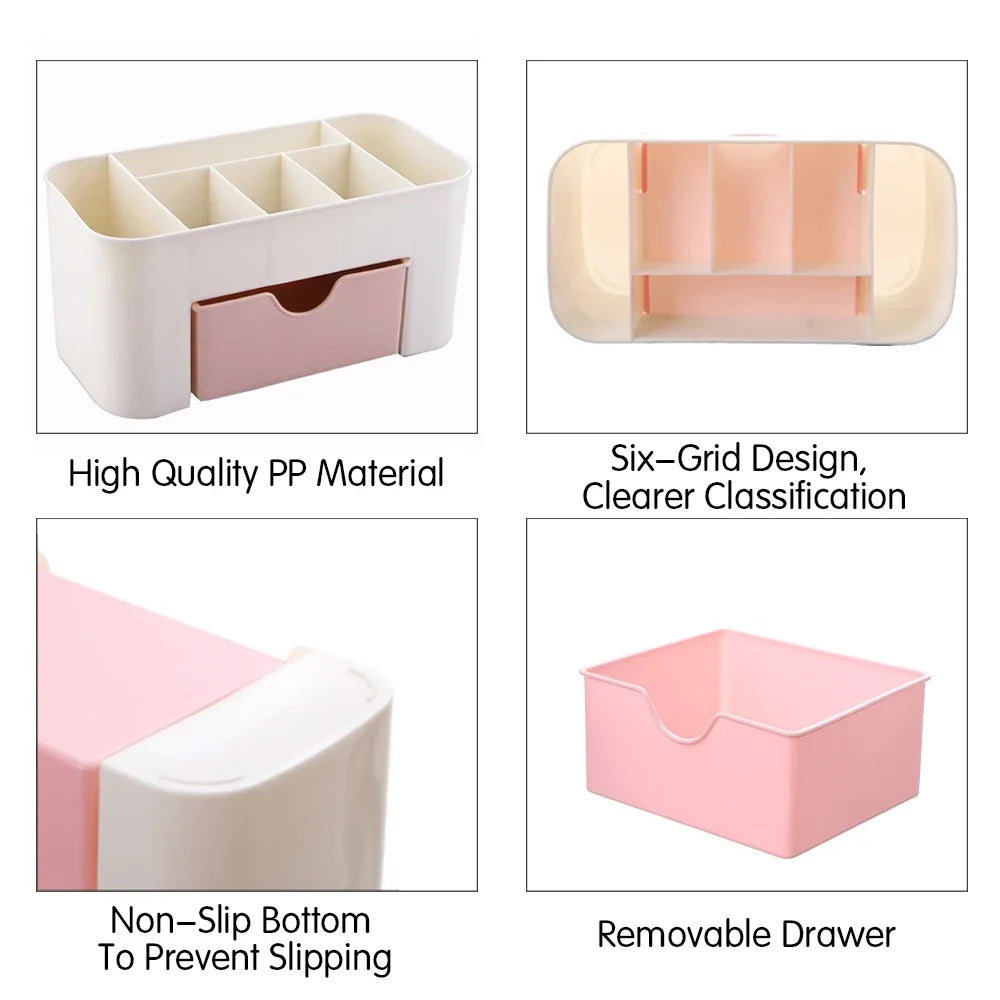 Nail Art Storage Box Gel Polish Remover Cleaning Cotton Pad Swab Manicure Organizer Plastic Display Container Case Nail Supplies
